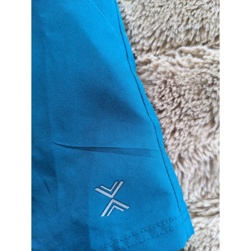 Xersion Quick-Dri Women Blue Athletic Running Shorts Size L Large 14.5/16.5P
